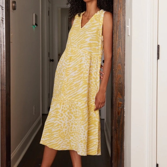 Nation LTD Nadie Tiered Tank Midi Dress in Wild - Picture 5 of 11